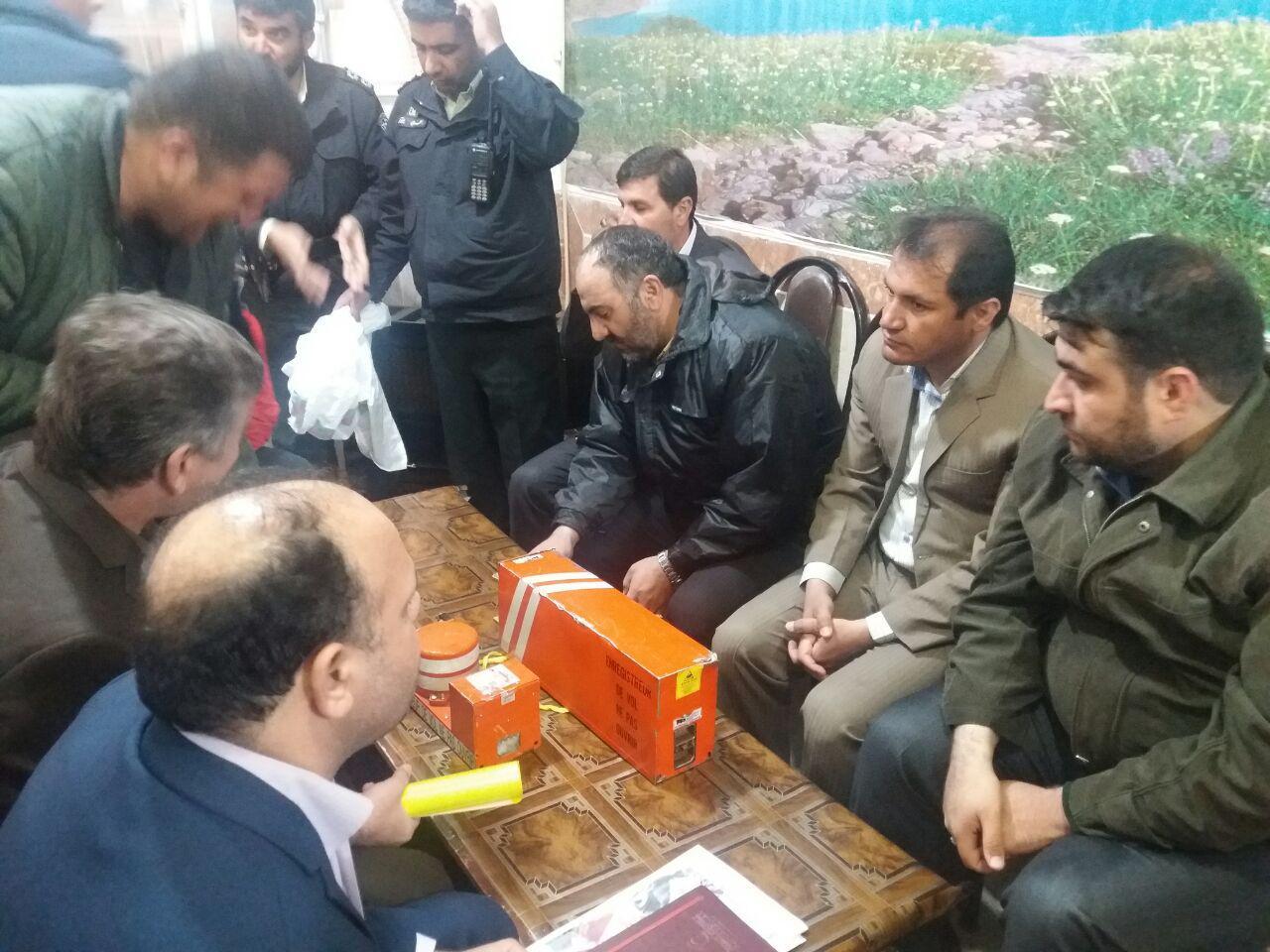 جعبه سیاه به پایین منتقل شد