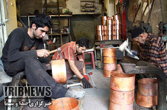 ضرب آهنگ تند مسگری در زنجان