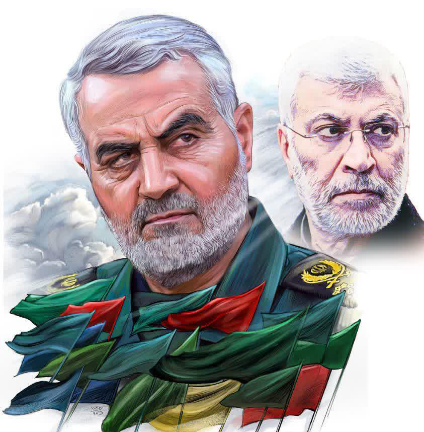 شهرهای مختلف استان، عزادار و خونخواه سردار سلیمانی