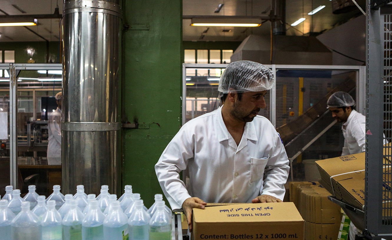 راه‌اندازی خط تولید مواد ضدعفونی کننده با ظرفیت فرآوری روزانه 30 هزار لیتر