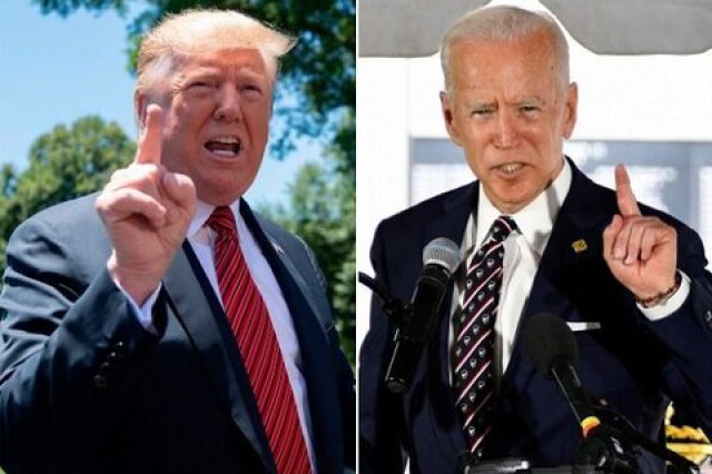 بایدن ۱۰ درصد از ترامپ جلو افتاد بایدن ۱۰ درصد از ترامپ جلو افتاد