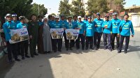 رکابزنی دوچرخه سواران میبدی به سوی بارگاه امام خمینی