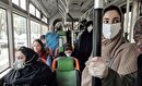 کمبود فضای اتوبوس‌های بی آر تی برای خانم‌ها
