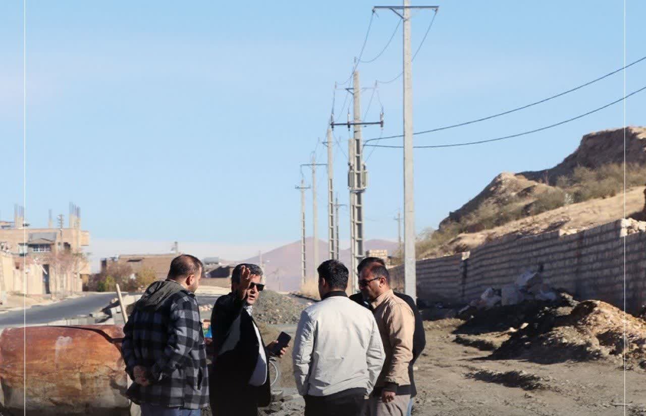 بازدید شهردار بوکان از طرح های عمران شهری