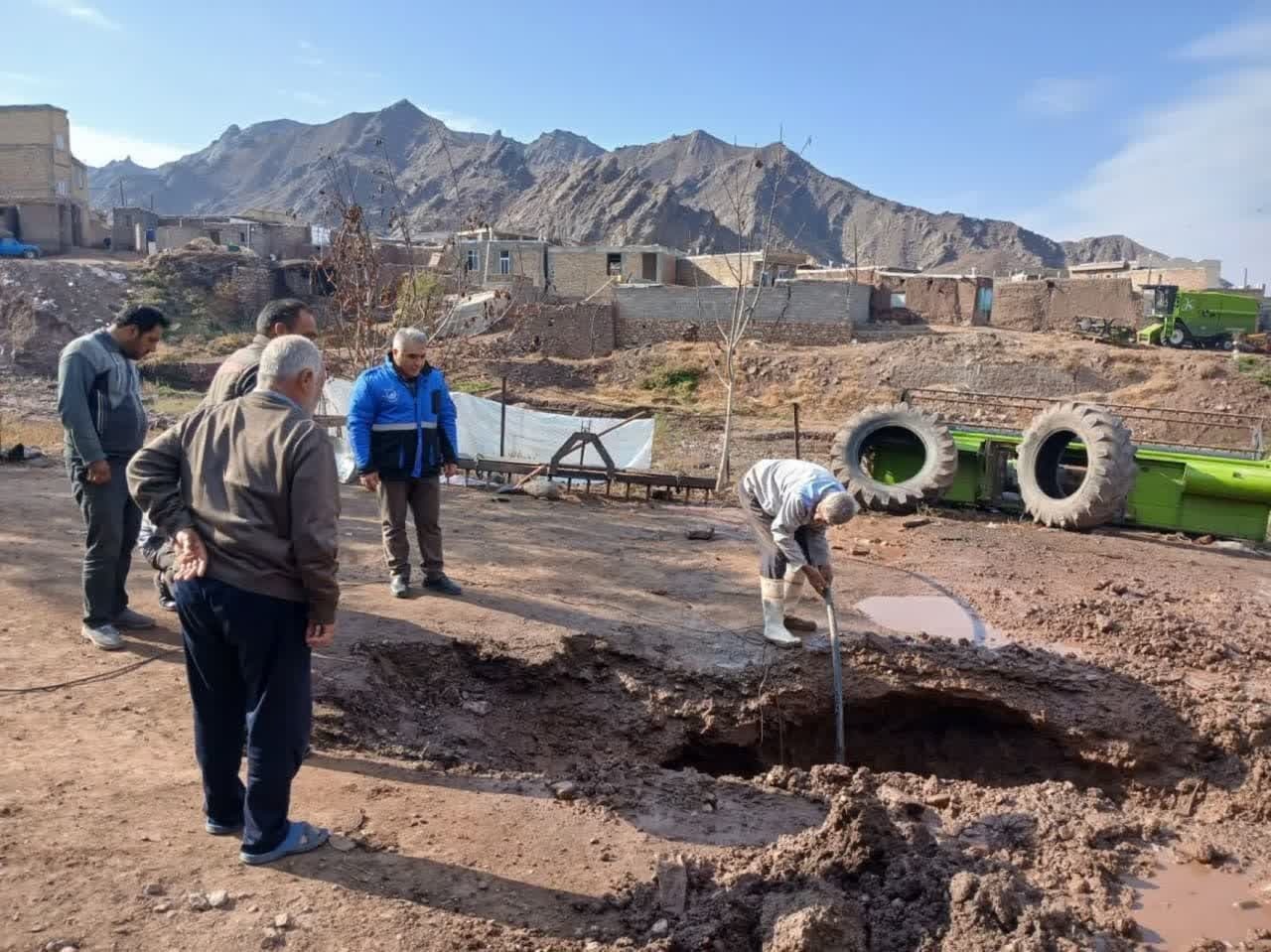 رفع اتفاق خط انتقال آب روستای ولدیان شهرستان خوی