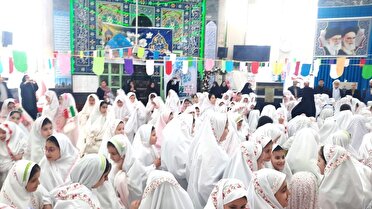 جشن تکلیف جمعی از دانش آموزان دختر در ماسال