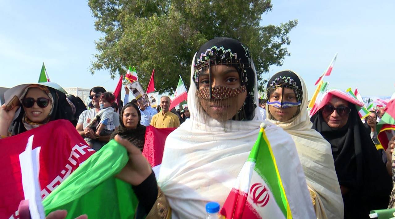 جلوه‌های ویژه راهپیمایی هرمزگان