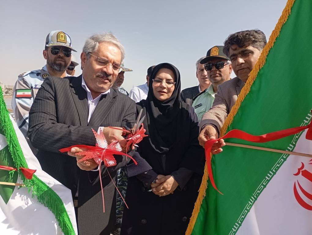 افتتاح گشت محیط زیست دریایی در خلیج چابهار