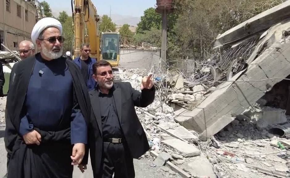 بازدید رئیس سازمان قضایی نیرو‌های مسلح از زندان اوین