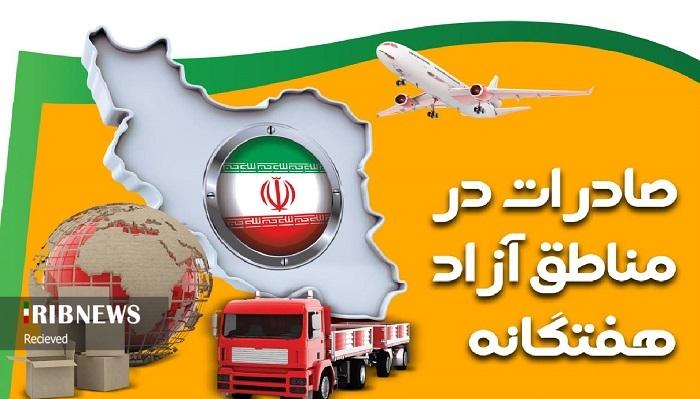 رشد ۹ درصدی صادرات کالا در مناطق آزاد کشور