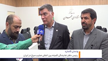 سفر نماینده صلیب سرخ جهانی به همدان و اسدآباد