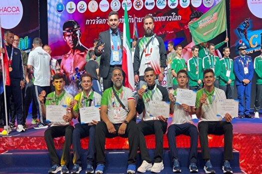 پنج نشان رهاورد تیم ملی نیرو‌های مسلح ایران