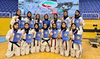 کسب ۱۵ نشان رنگارنگ به همت دختران بوشهری در رقابتهای بینالمللی تکواندو
