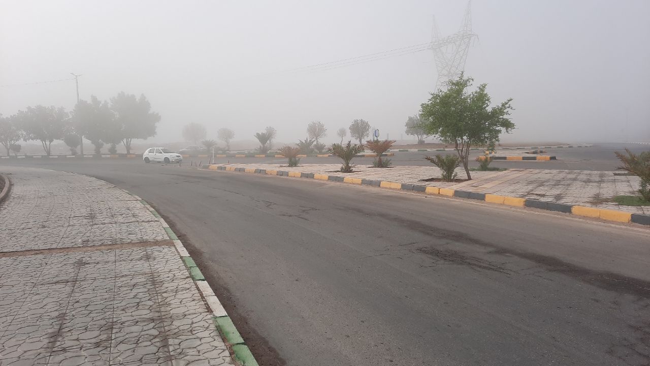 افزایش غلظت آلاینده‌ها و غبار صبحگاهی در آبادان و خرمشهر