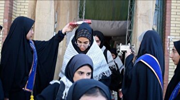 اعزام  دختران دانش آموز یاسوجی به اردوی راهیان نور