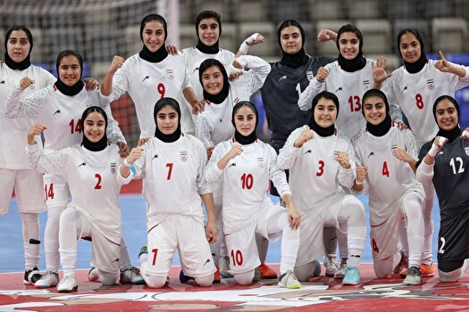 صعود تیم فوتسال دختران ایران به مرحله نهایی بازیهای آسیایی جوانان
