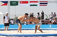 بازی‌های آسیایی جوانان ۲۰۲۵؛ نشان نقره کشتی ساحلی در دستان فتوحی