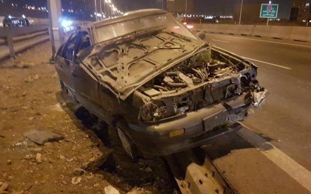 برخورد پراید با گاردریل در جاده مایان_ تبریز با ۶ مصدوم برخورد پراید با گاردریل در جاده مایان_ تبریز با ۶ مصدوم