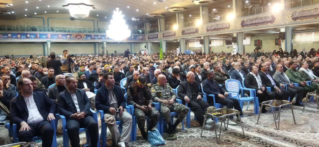 اجتماع ده هزار نفری بسیجیان در ارومیه