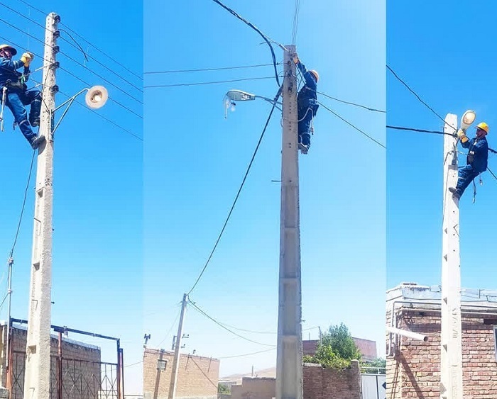 برطرف شدن خاموشی معابر بوکان تا فردا پنجشنبه