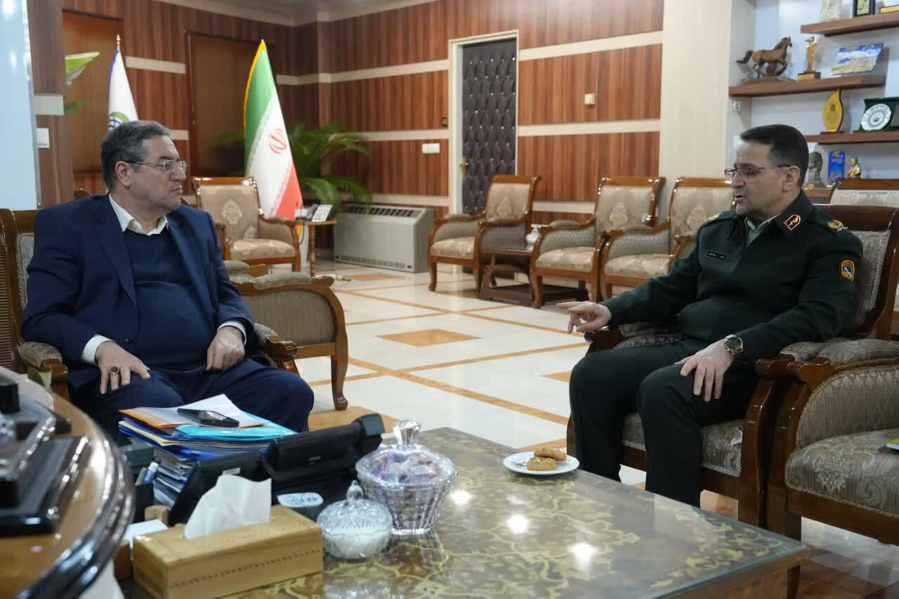 دیدار فرمانده انتظامی استان با استاندار آذربایجان‌غربی