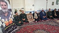 تکریم خانواده جانبازشهیدعلیرضا مهدوی در چهاربرج