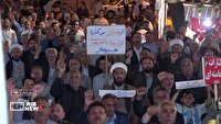 تاکید اردبیلی ها بر ایستادگی در مقابل دشمنان