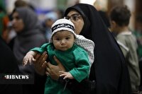 مصلی کیش میزبان آئین جهانی شیرخوارگان حسینی