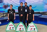 کسب چهار نشان کشوری به همّت شناگر روشندل آذربایجان‌شرقی