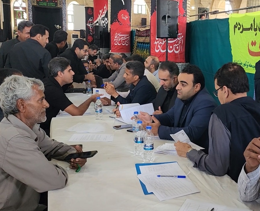 برپایی میز خدمت در بخش توکهور و هشتبندی شهرستان میناب برپایی میز خدمت در بخش توکهور و هشتبندی شهرستان میناب